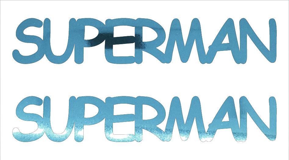 Custom-Buzz Word - SUPERMAN Blue Sky