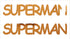 Custom-Buzz Word - SUPERMAN Orange