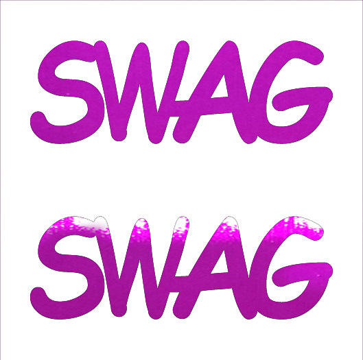 Custom-Buzz Word - SWAG Fuchsia