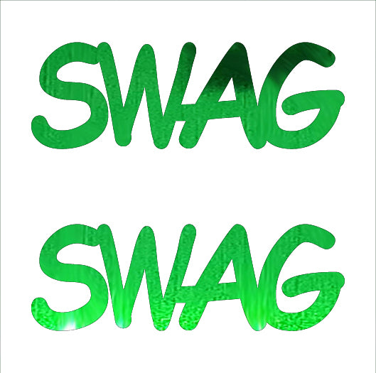 Custom-Buzz Word - SWAG Green