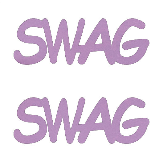 Custom-Buzz Word - SWAG Pink