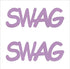 Custom-Buzz Word - SWAG Pink