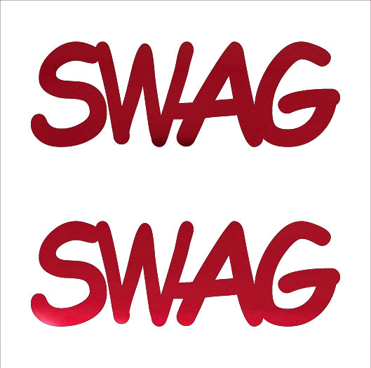 Custom-Buzz Word - SWAG Red