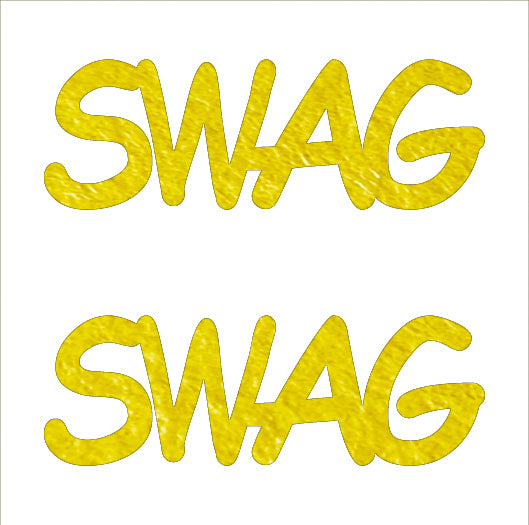 Custom-Buzz Word - SWAG Yellow Paper