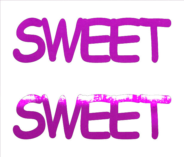 Custom-Buzz Word - SWEET Fuchsia