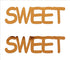 Custom-Buzz Word - SWEET Orange