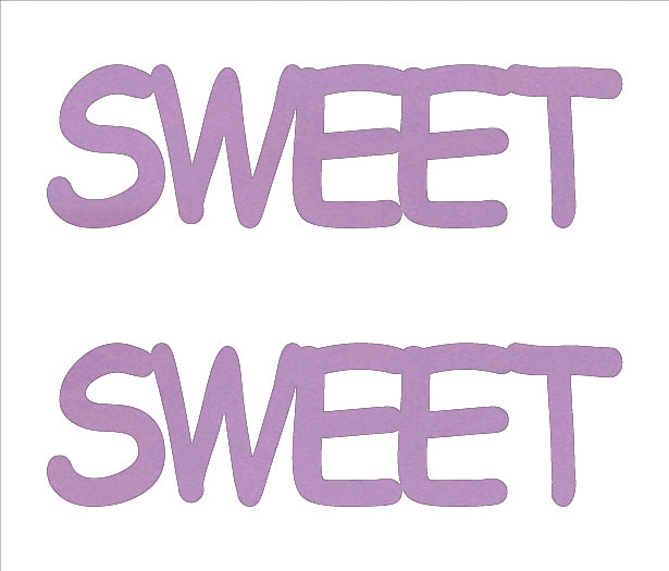 Custom-Buzz Word - SWEET Pink