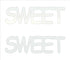 Custom-Buzz Word - SWEET White