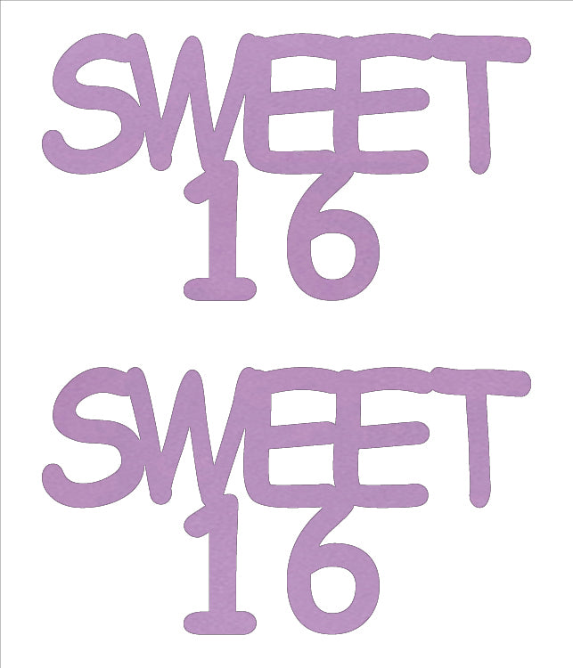 Custom-Buzz Word - SWEET 16 Pink