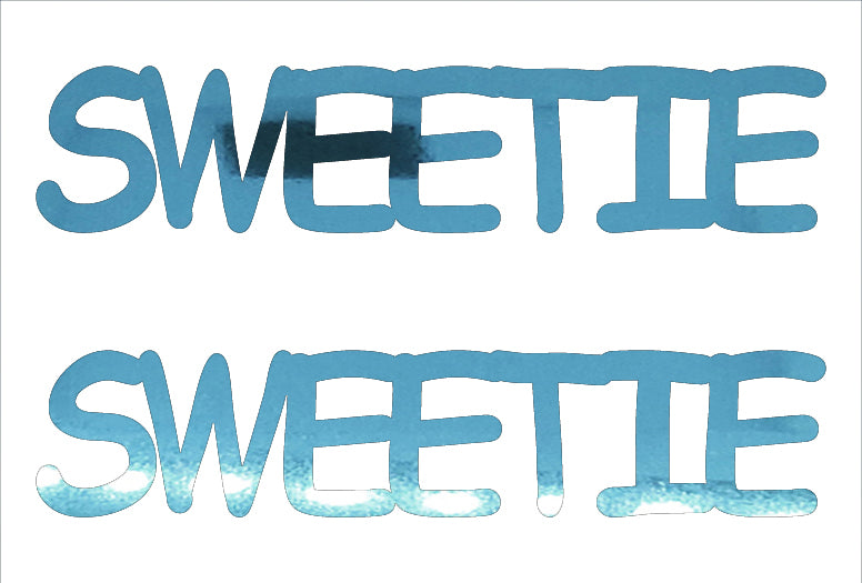 Custom-Buzz Word - SWEETIE Blue Sky