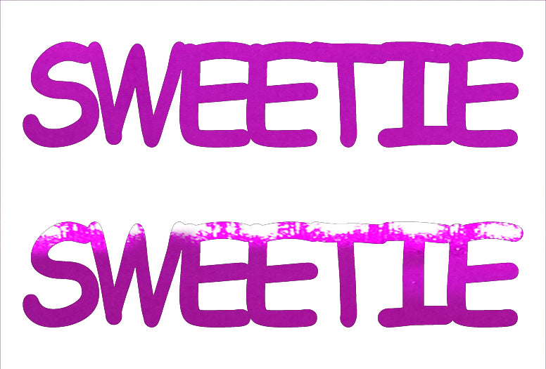 Custom-Buzz Word - SWEETIE Fuchsia