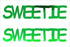 Custom-Buzz Word - SWEETIE Green