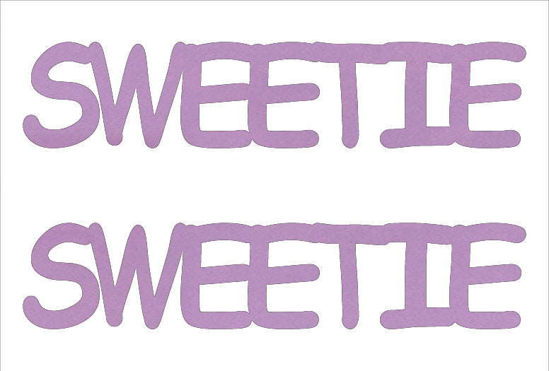 Custom-Buzz Word - SWEETIE Pink