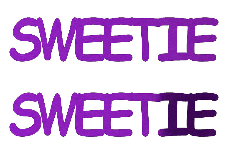 Custom-Buzz Word - SWEETIE Purple