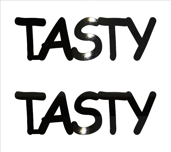 Custom-Buzz Word - TASTY Black