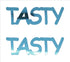 Custom-Buzz Word - TASTY Blue Sky