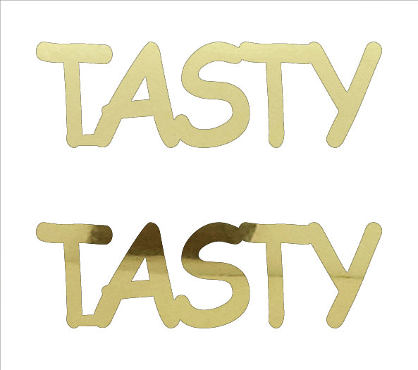 Custom-Buzz Word - TASTY Gold