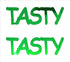 Custom-Buzz Word - TASTY Green