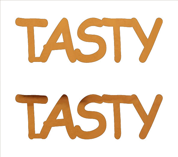 Custom-Buzz Word - TASTY Orange