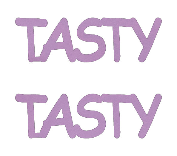 Custom-Buzz Word - TASTY Pink