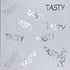 Custom-Buzz Word - TASTY Silver