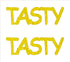 Custom-Buzz Word - TASTY Yellow Paper