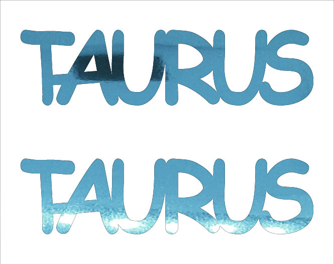 Custom-Buzz Word - TAURUS Blue Sky