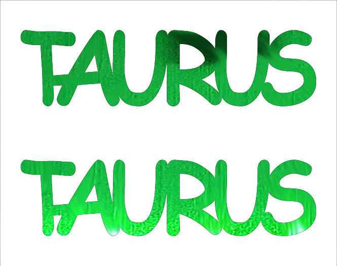 Custom-Buzz Word - TAURUS Green