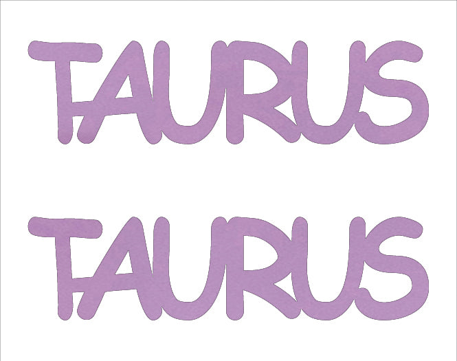 Custom-Buzz Word - TAURUS Pink