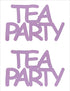 Custom-Buzz Word - TEA PARTY Pink