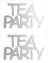 Custom-Buzz Word - TEA PARTY Silver