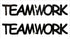 Custom-Buzz Word - TEAMWORK Black