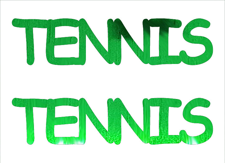 Custom-Buzz Word - TENNIS Green