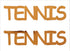 Custom-Buzz Word - TENNIS Orange