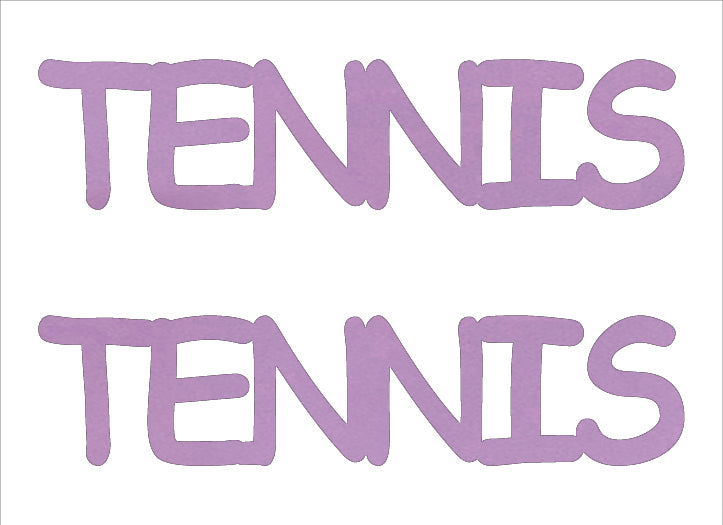 Custom-Buzz Word - TENNIS Pink