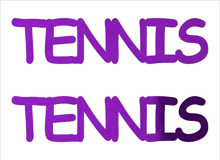 Custom-Buzz Word - TENNIS Purple