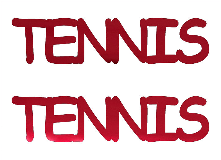 Custom-Buzz Word - TENNIS Red