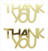 Custom-Buzz Word - THANK YOU Gold