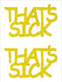 Custom-Buzz Word - THAT'S SICK Yellow Paper