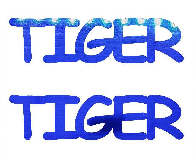 Custom-Buzz Word - TIGER Blue Royal