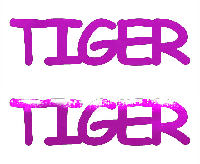 Custom-Buzz Word - TIGER Fuchsia