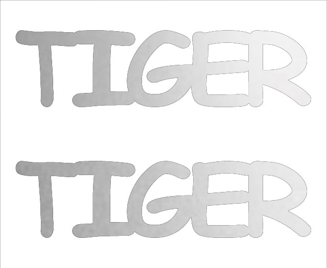 Custom-Buzz Word - TIGER Silver