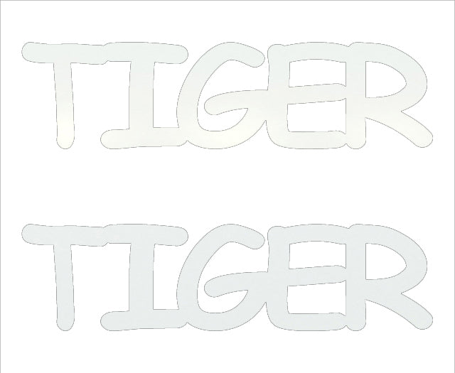 Custom-Buzz Word - TIGER White