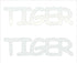 Custom-Buzz Word - TIGER White