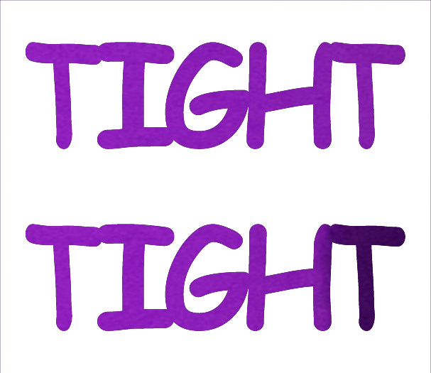 Custom-Buzz Word - TIGHT Purple