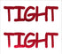 Custom-Buzz Word - TIGHT Red