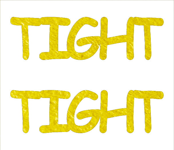 Custom-Buzz Word - TIGHT Yellow Paper