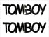 Custom-Buzz Word - TOMBOY Black