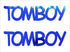 Custom-Buzz Word - TOMBOY Blue Royal