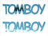 Custom-Buzz Word - TOMBOY Blue Sky